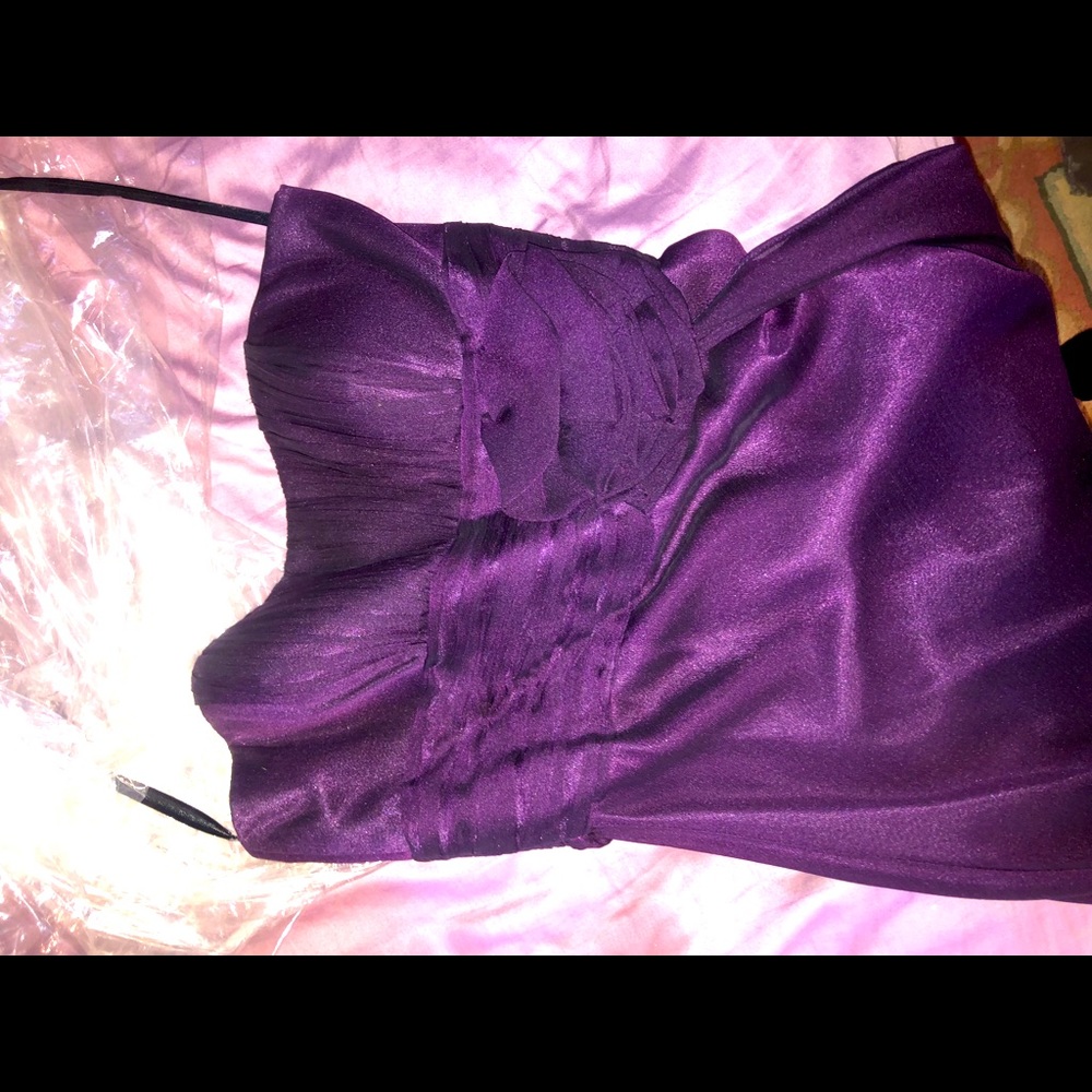 Plum formal maxi dress